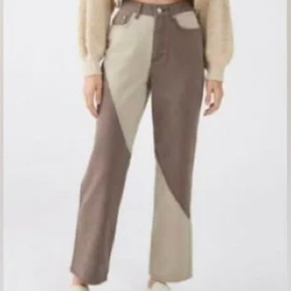 Urban Outfitters BDG Cowboy Jeans in Brown Multi - Size 24